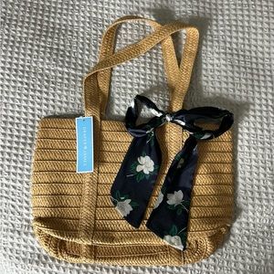 NWT Draper James Everyday Straw tote